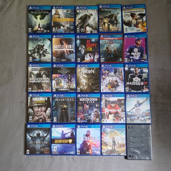 PS4 Game Lot Playstation 4 Bundle 25 Games